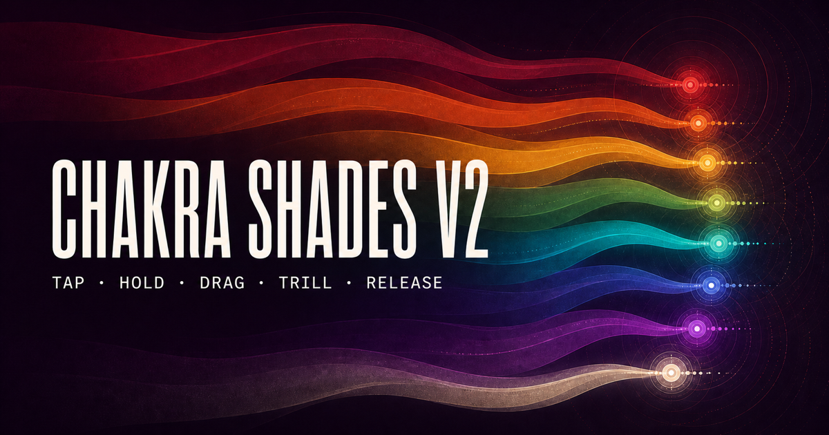 Chakra Shades V2 selected Tone Bloom artwork