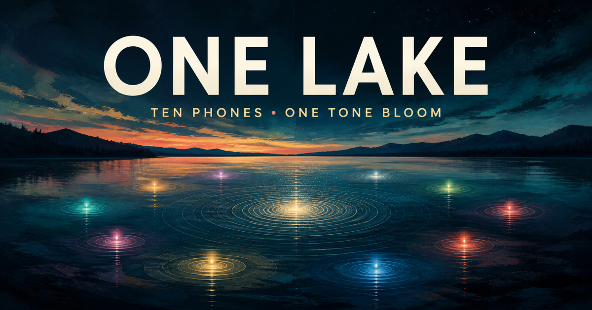 One Lake selected Tone Bloom artwork
