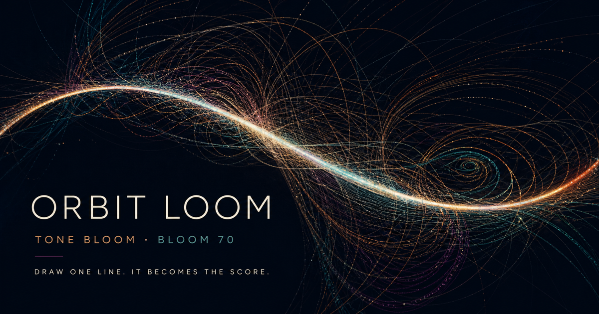 Orbit Loom selected Tone Bloom artwork