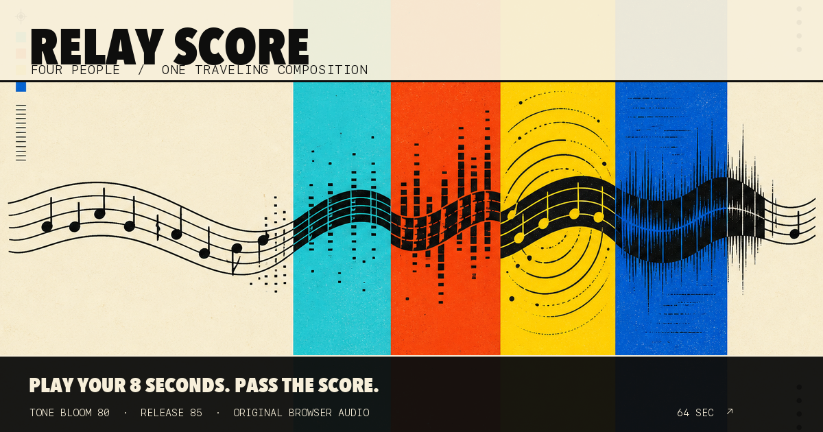 Relay Score selected Tone Bloom artwork
