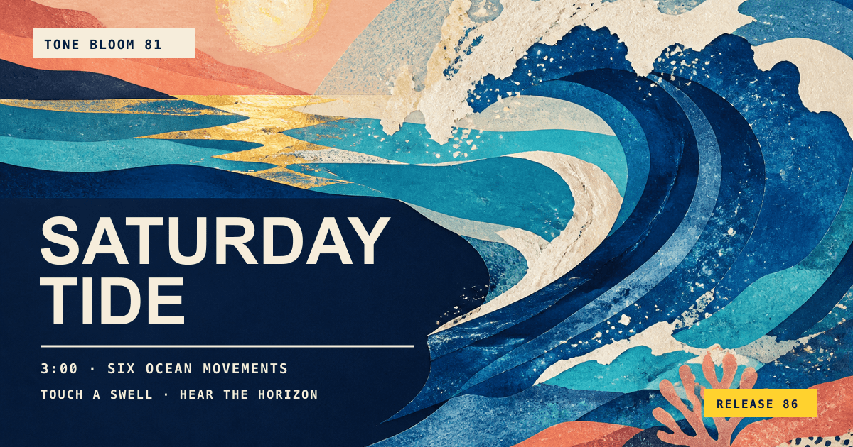 Saturday Tide selected Tone Bloom artwork
